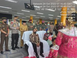 Gubernur Malut Sambut Kapolda Baru Menggunakan Prosesi Upacara Jokokaha