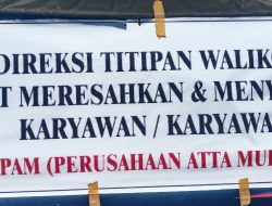 Gelar Unras, Karyawan Desak Walikota Copot Dirut PDAM Kota Ternate