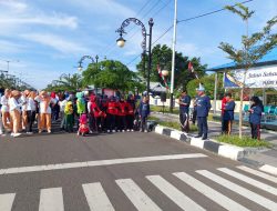 PUPR Malut Gelar Jalan Sehat dan Senam Bersama
