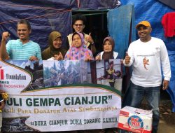 Yayasan Halmahera Inspirasi Indonesia Sambangi Korban Gempa di Cianjur