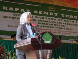 Wakili Gubenur Malut, Asisten II Hadiri Wisuda STAI Babussalam Sula