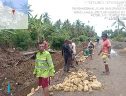 Libatkan Pekerja Lokal, Dinas PUPR Malut Apresiasi Rekanan Proyek Infrastruktur di Obi