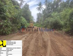 Bangun Sejumlah Ruas Jalan, Masyarakat Kepsul Apresiasi Dinas PUPR Malut