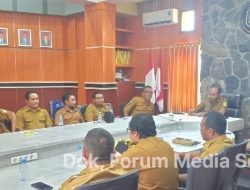 Kejar Target, Kadis PUPR Malut Gelar Rapat Evaluasi Disemua Bidang