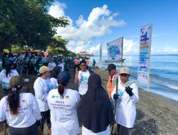 Peringati Hari Lingkungan Hidup PT TBP Laksanakan Program Coastal Clen Up di Pantai Kawasi