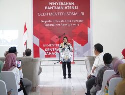 Kunker Mensos ke Malut, Difabel, Lansia dan Anak Yatim Dapat Sembako