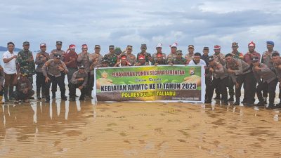 Lestarilah Negeriku: Polres Taliabu Menanam Ratusan Bibit Pohon