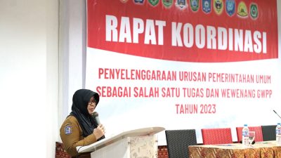 Wakili Gubernur, Staf Ahli Buka Rakor Kesbangpol se-Provinsi Malut