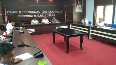 Kadispora Malut Gelar Rapat Perdana Untuk Serap Masukan