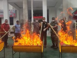 Kejari Ternate Musnahkan Sejumlah BB Yang Didominasi Kasus Narkotika