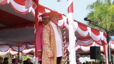 Gubernur AGK Pimpin Upacara HUT Pemprov Malut Yang Ke-24