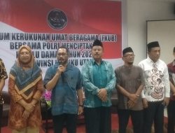 Polri, FKUB dan Penyelenggara Pemilu di Malut Deklarasi Pemilu Damai 2024