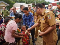 Pj Gubernur Malut Turun Langsung Ke Lokasi Pengungsi Korban Erupsi Gunung Ibu
