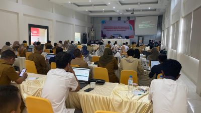 BPBJ Malut Gelar Evaluasi Pengumuman RUP Dengan Seluruh OPD