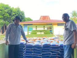 Pemprov Malut Kembali Salurkan Beras Untuk Korban Pengunsi di Halbar