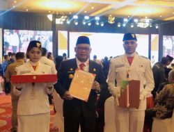Terima Duplikat Bendera Pusaka, Pj Gubernur: Hanya Digunakan Saat HUT RI