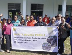 Banjir Rua, Harita Nickel Terjunkan Tim Bantu Evakuasi Korban & Bantuan Sembako