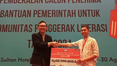 Pusat Bahasa Danai Kegiatan Literasi TBM Masure di Pulau Halmahera