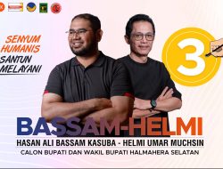 Bassam-Helmi Dapat Nomor 3, Jubir Humanis: Siap Menang Total