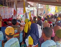 Usai Bersilaturahmi di Desa Kurunga, Cagub Aliong Mus Kunci Desa Gane Luar