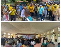 Warga Galela Selatan Antusias Sambut Cagub Aliong Mus