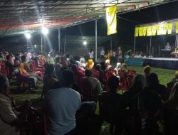 Cagub Aliong Mus Berkampanye Tatap Muka dan Dialog Bersama Warga di Weda Selatan