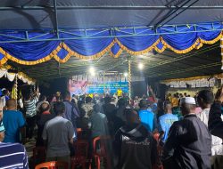 Aliong Sampaikan Terima Kasih Kepada Masyarakat Pulau Ternate Suda Memilih Prabowo-Gibran