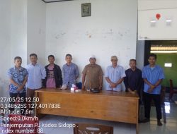 Warga Desa Sidopo Sambut Baik Pjs Kades yang Ditunjuk Bupati