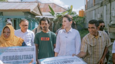 Gubernur Malut Bangun Tiga Rumah Warga Rp 600 Juta