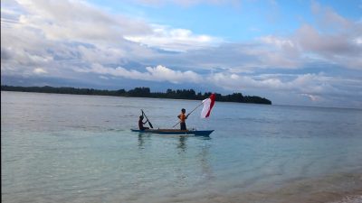 Semarak HUT RI di Pulau Terluar Berbatasan Langsung Dengan Palau