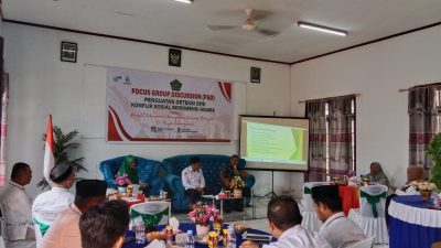 Kemenag Halsel Gelar FGD Penguatan Deteksi Dini Konflik Sosial