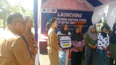 Launching BLT Kesra, Sherly Minta Warga Lapor Jika Ada Pungli