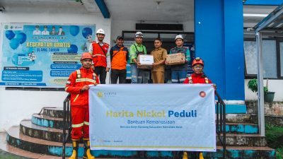 Harita Nickel Kirim Logistik dan Emergency Response Team ke Lokasi Banjir Halbar
