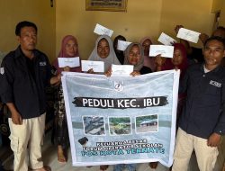 Peringati Harla ke-10, FOS Kota Ternate Beri Bantuan untuk Korban Banjir Halbar