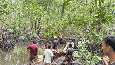 Warga Gitaraja Ditemukan Meninggal Dunia di Dalam Hutan Mangrove