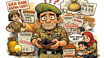 Honorer Satpol PP Sula Keluhkan Gaji Tiga Bulan Belum Dibayar