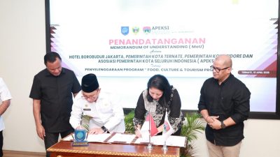 MoU dengan Manajemen Borobudur, Pemkot Ternate siap Promosikan Potensi Lokal