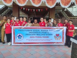 PSMTI Maluku Utara Salurkan Bantuan untuk Warga Batang Dua