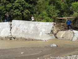Talud Patah di Baleha, Kontraktor Siap Lakukan Perbaikan
