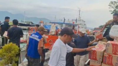 Pemkot Ternate Distribusikan Bantuan Logistik ke Batang Dua