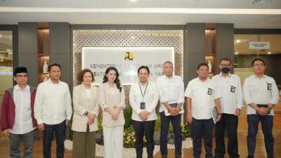 Plt Kepala BPJN Malut Dampingi Gubernur Sherly Sambangi Kementerian PU