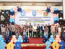 Hadiri Pelepasan di SD Katolik Santa Theresia Ternate, Ini Pesan Wali Kota