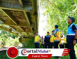 Pasca Inspeksi Jembatan Akelamo, BPJN Malut Langsung Siapkan Langkah Preventif