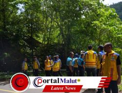 BPJN Malut Tinjau Sejumlah Titik Longsor di Ruas Payahe-Weda, Haji Mito: Segera Ditangani