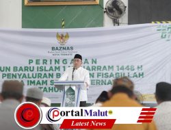 Pemkot dan Baznas Salurkan Bantuan ZIS ke Imam dan Badan Syara di Kota Ternate