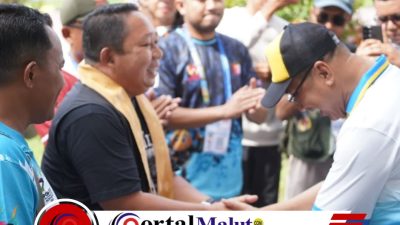 Siap Berlaga di Ajang Porprov, Kontingen Kota Ternate tiba di Tobelo