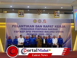 Aswar Salim Resmi Pimpin SPSI, Malut Kesejahteraan Buruh jadi Agenda Prioritas