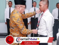 Wali Kota Ternate Lepas 62 Anggota Paskibraka 2026 Ikut Diklat