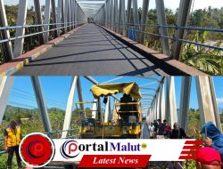 Dikebut BPJN Malut, Pekerjaan Perbaikan Jembatan Ake Oba Tuntas 100 Persen