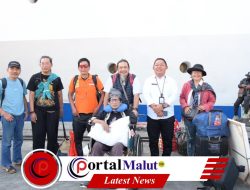 Ketua Panitia Rakernas JKPI XII Sambut Kedatangan Rombongan Perdana di Ternate